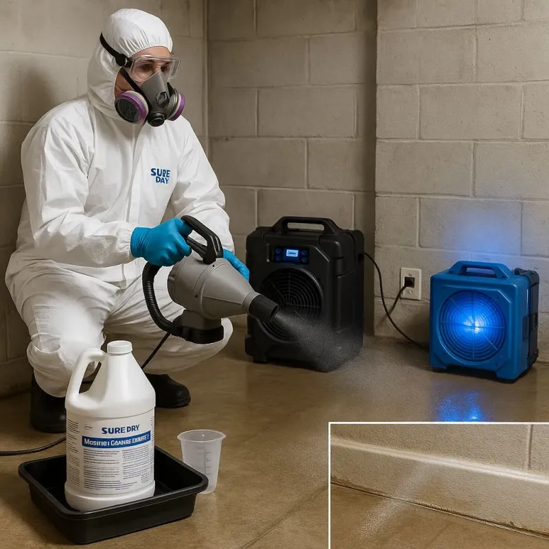 Sanitization and Odor Removal process in Half Moon Bay, CA