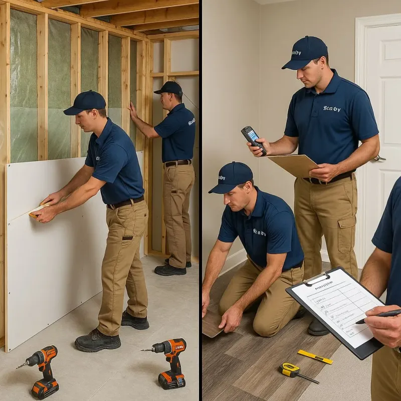 Repairs and Reconstruction process in Half Moon Bay, CA